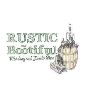 Rustic Bootiful Logo green barrel 2